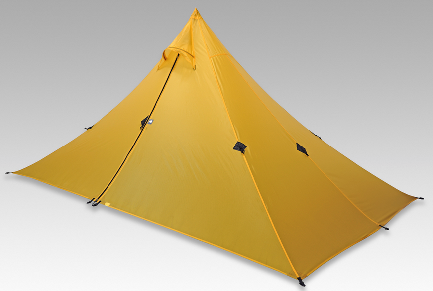 Frugal Hiker: ASTA 1-man pyramid tarp (Locus Gear Khufu Sil clone)